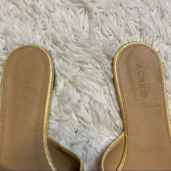 J. Crew Buff Glitter Cora Criss Cross Sandals - Picture 7 of 8